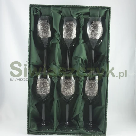 Szkło dekorowane c.51- Zestaw 6 kieliszków 250ml-103653
