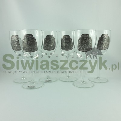 Szkło dekorowane c.51- Zestaw 6 kieliszków 250ml-103654