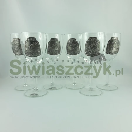 Szkło dekorowane c.51- Zestaw 6 kieliszków 250ml-103654