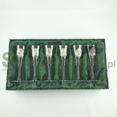 Szkło dekorowane JAGERGLASS c.25- Zestaw 6 kieliszków 50ml-103655