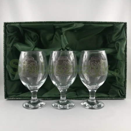 Szkło dekorowane c.71- Zestaw 6 kieliszków 300ml-106693