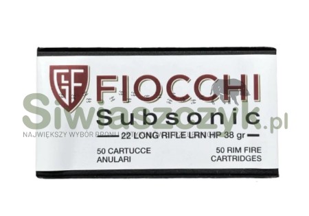 Amunicja FIOCCHI 22 LR Subsonic LRN HP 2,46gr(38gr)-165594