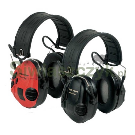 Ochronniki słuchu PELTOR SportTac czarny/czerwony (MT16H210)-101255