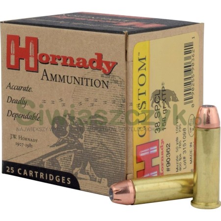 Amunicja HORNADY 38Sp XTP 10,2g(158gr)(90362)-103947