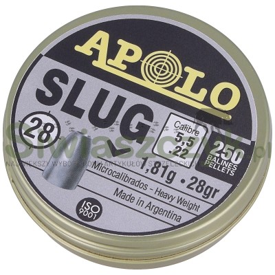Śrut APOLO Slug 5,50/250 1,81g(28,00gr)(E19302)-120910