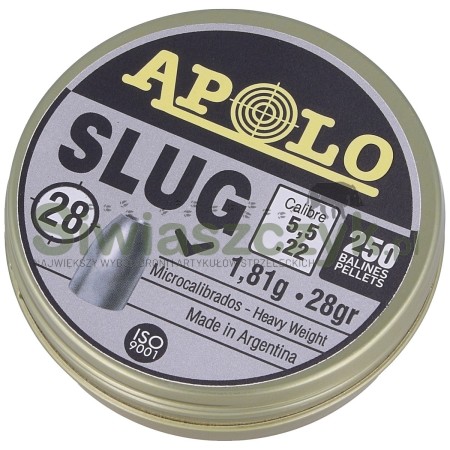 Śrut APOLO Slug 5,50/250 1,81g(28,00gr)(E19302)-120910