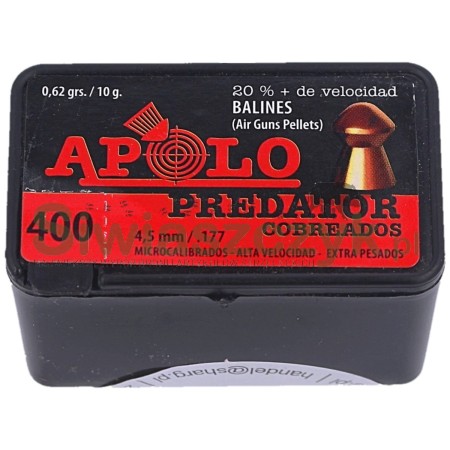 Śrut APOLO Premium Predator Copper 4,52/400 0,62g(10,80gr) (E19950-2)-120915