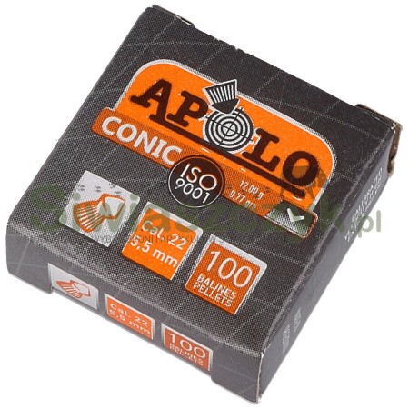 Śrut APOLO Conic Point 5,50/100 0,77g(12,00gr)(E11001)-120921
