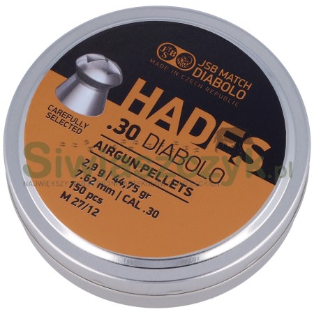 Śrut Diabolo JSB Hades 7,62/150 2,90g(44,75gr)(546293-150)-120976