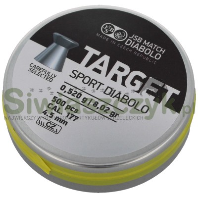 Śrut Diabolo JSB Target Sport 4,50/500 0,52g(8,02gr)(001145-500)-120984