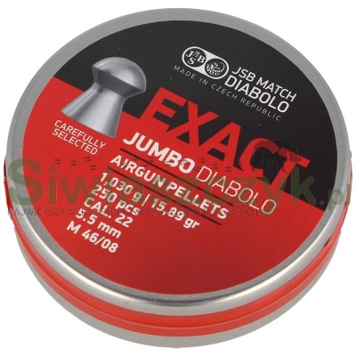 Śrut Diabolo JSB Exact Jumbo 5,50/500 1,03g(15,89gr)(546245-500)-120999