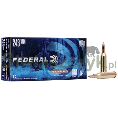 Amunicja FEDERAL 243Win PowerShock 6,5g(100gr)-121022