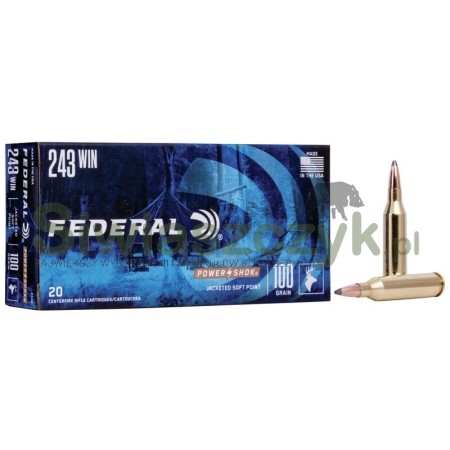 Amunicja FEDERAL 243Win PowerShock 6,5g(100gr)-121022