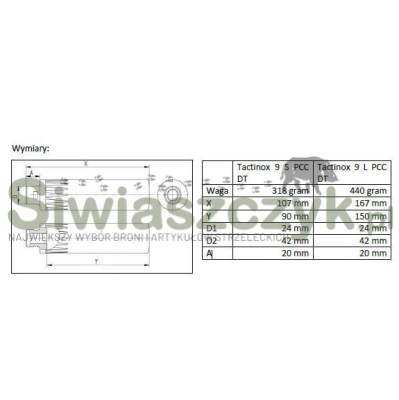 Tłumik GOMANDER Tactinox 9S PCC DT M18x1 (TB0.9122)-121472