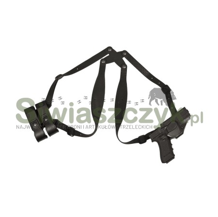 Szelki VEGA CCXS809 Black/Polimer- Glock 19/23+ Ładownica-121439