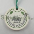 Medal ceramika z motywem myśliwskim-107982
