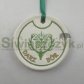 Medal ceramika z motywem myśliwskim-107983