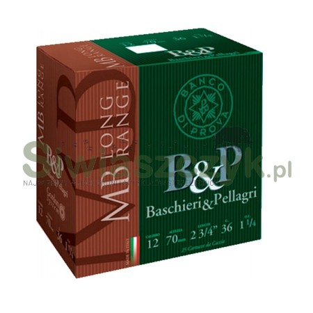 Naboje B&P 12/70 MB2 Long Range 36g-101883