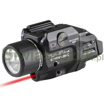 Latarka STREAMLIGHT TLR-8 HL-X USB, czerwony laser, 1000lm (L-69465)-165748