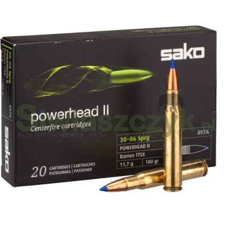 Amunicja SAKO 30-06 Powerhead II 11,7g(180gr)(497A)-125017