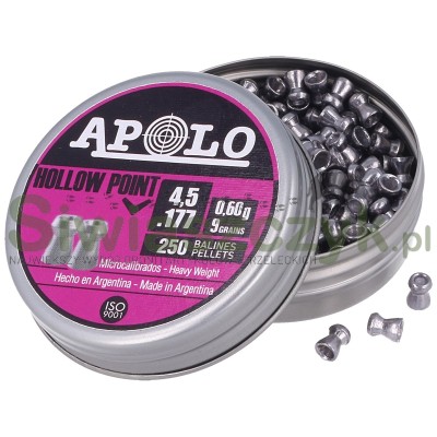 Śrut APOLO Premium Hollow Point 4,50/250 0,60g(9,00gr)(E19201)-120859