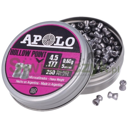 Śrut APOLO Premium Hollow Point 4,50/250 0,60g(9,00gr)(E19201)-120859