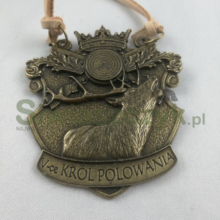 Medal mosiężny M2- V-ce Król Polowania-107962