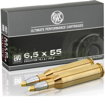 Amunicja RWS 6,5x55 EVO 10,1g(156gr)-101950