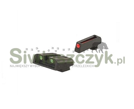 Przyrządy celownicze TRUGLO Glock FIBER OPTIC SET (TG131G1)-100642