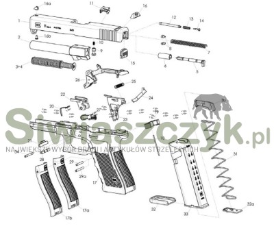 Zrzut magazynka GLOCK (gen3) przedłużony (1981)-166271