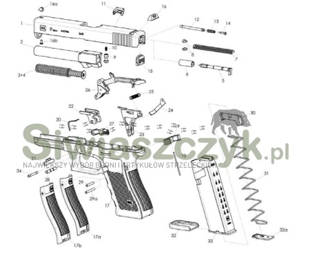Zrzut magazynka GLOCK (gen3) przedłużony (1981)-166271