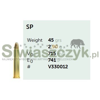 Amunicja S&B 22 Hornet SP 2,9g(45gr)-166284