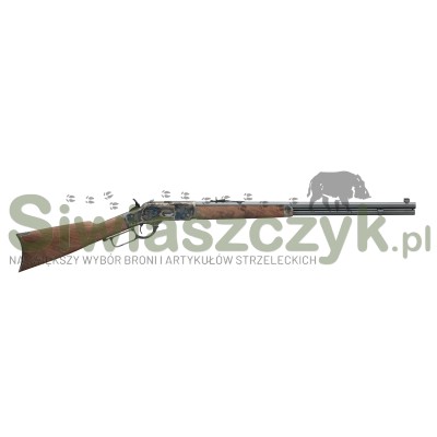 Sztucer Lever Action WINCHESTER M73 Sporter Case Hardened Octagon kal. 357Mag/38Spec -166315