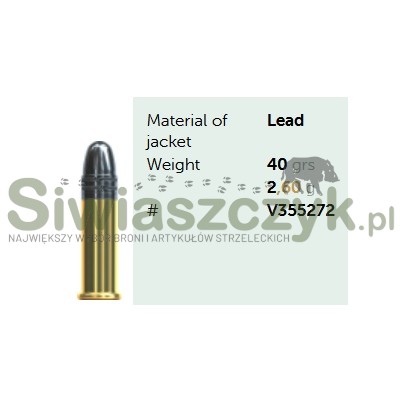 Amunicja S&B 22 LR Subsonic 2,6g(40gr)-166321