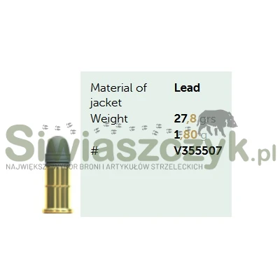 Amunicja S&B 22 Short LRN 1,8g(28gr)-166322