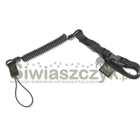 Smycz CETACEA TACTICAL Plain Clothes Mini-Coil Lanyard (TA-PCO-BLK)-120833