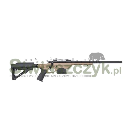 Sztucer MOSSBERG MVP Light Chasis 5/8″24 kal. 7,62mm NATO/.308 Win.
-166367