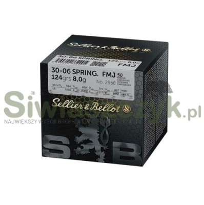 Amunicja S&B 30-06 FMJ Training 8g(124gr)-166413