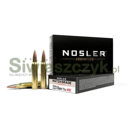 Amunicja NOSLER 223 Rem HPBT CC 5,00g(77gr)(60011)-166423