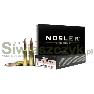 Amunicja NOSLER 6,5 Creedmoor HPBT CC 9,07g(140gr)(43455)-166427