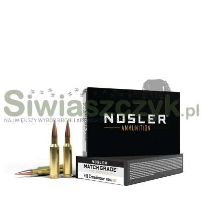 Amunicja NOSLER 6,5 Creedmoor HPBT RDF MG 9,07g(140gr)(60115)-166428
