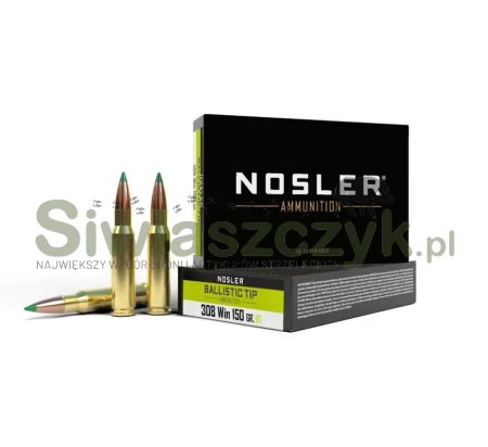 Amunicja NOSLER 308 Win Ballistic Tip 9,7g(150gr) (61028)-166432