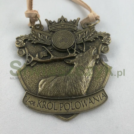 Medal mosiężny M2- V-ce Król Polowania-107962