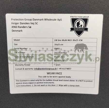 Kamizelka 5.11 + 2x wkład balistyczny PROTECTION GROUP NIJ3- 30x25-118286