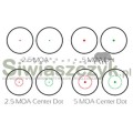 Kolimator TRUGLO Dual Color - Red / Green Dot - 2,5 / 5 MOA - Picatinny (TG8380BN)-1febc67382387a5e8e9f11b968ada71c