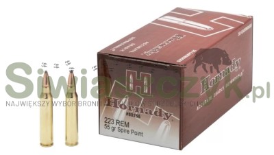 Amunicja HORNADY 223Rem Spire Point 3,6g(55gr)(80255)-112406