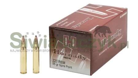Amunicja HORNADY 223Rem Spire Point 3,6g(55gr)(80255)-112406