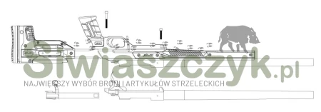 Osada ORYX Chassis do broni TIKKA T1x ODG-e484d2ebc1498827446f04d87f962e72
