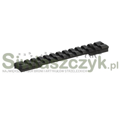 Szyna RECKNAGEL Weaver Rem 700 short (57050-0012)-110187