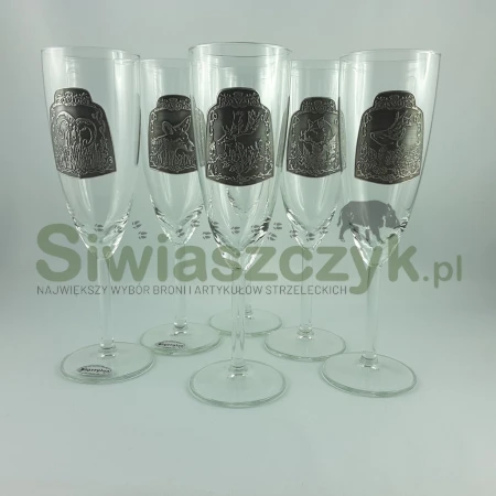 Szkło dekorowane c.100-6 kieliszków 90ml-103650